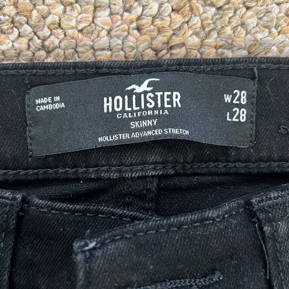 Hollister Black Skinny Jeans 28Wx28L - Picture 2 of 3